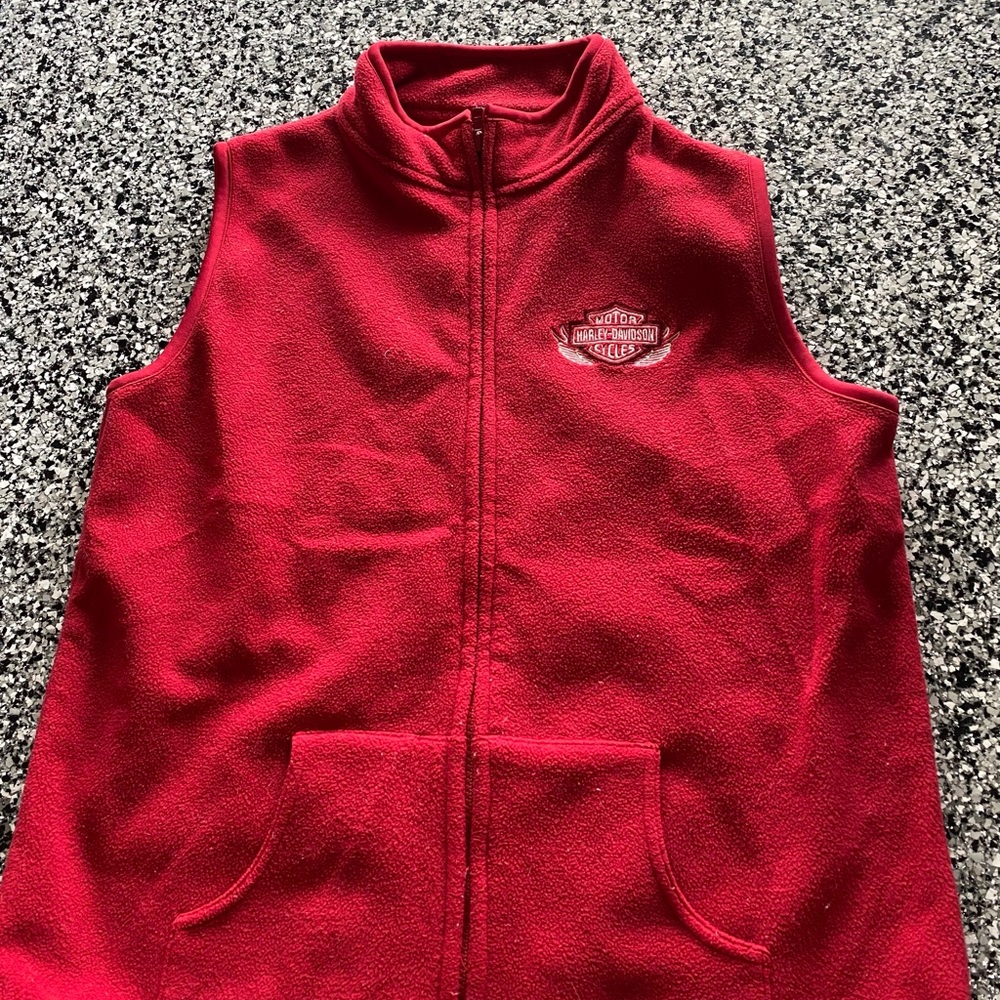 Harley-Davidson Vibrant Red Fleece Jacket